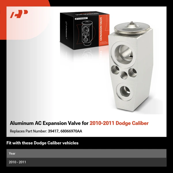 Aluminum AC Expansion Valve for 2010-2011 Dodge Caliber