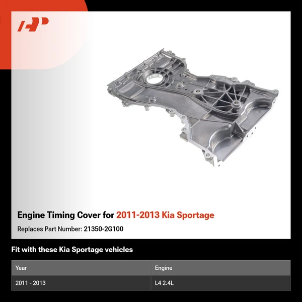 Engine Timing Cover for 2011-2013 Kia Sportage