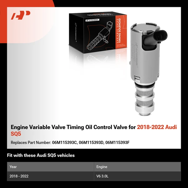 Engine Variable Valve Timing Oil Control Valve for 2018-2022 Audi SQ5