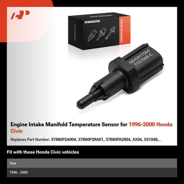 Engine Intake Manifold Temperature Sensor for 1996-2000 Honda Civic