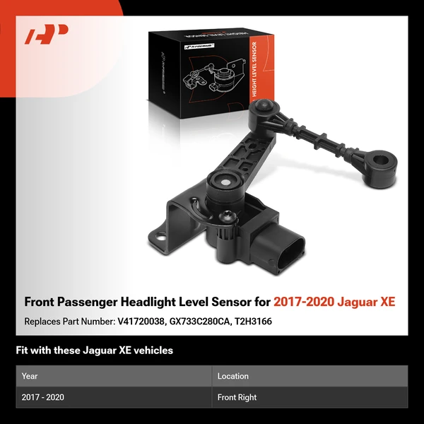 Front Passenger Headlight Level Sensor for 2017-2020 Jaguar XE