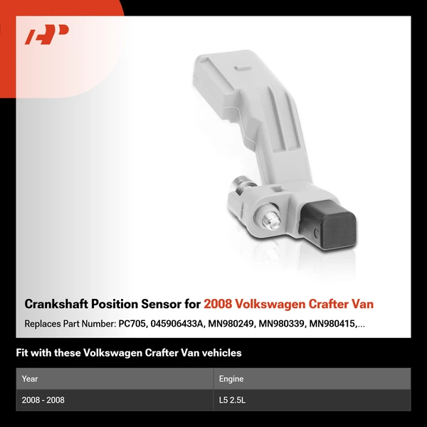 Crankshaft Position Sensor for 2008 Volkswagen Crafter Van