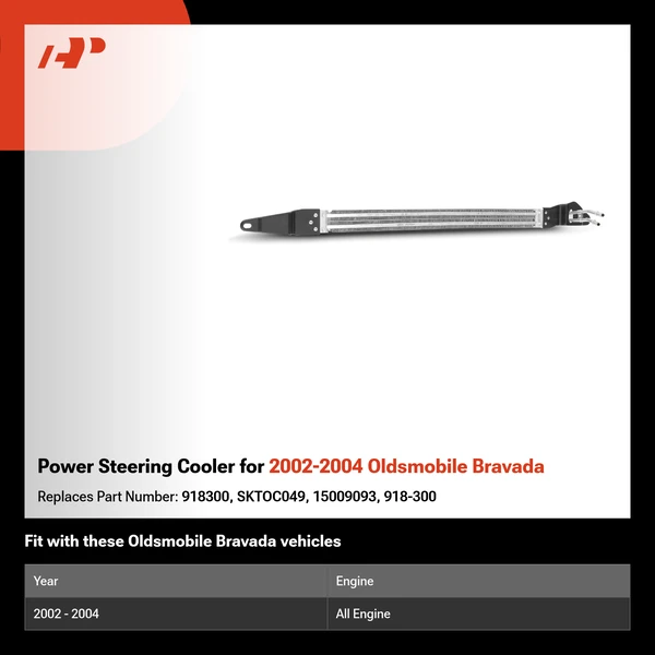 Power Steering Cooler for 2002-2004 Oldsmobile Bravada