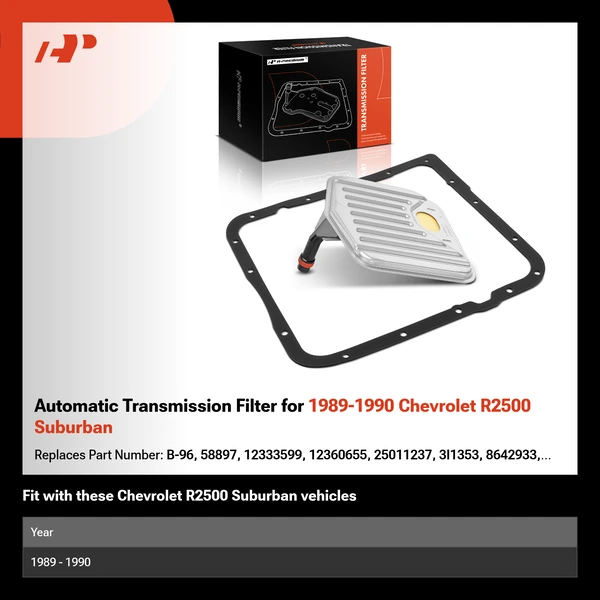 Automatic Transmission Filter for 1989-1990 Chevrolet R2500 Suburban