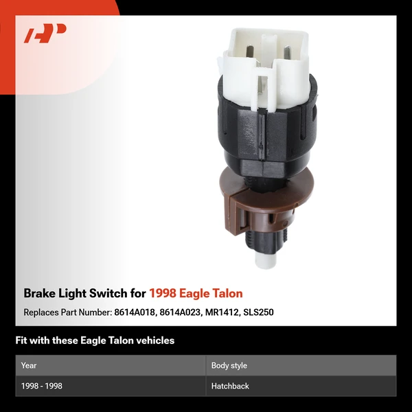 Brake Light Switch for 1998 Eagle Talon