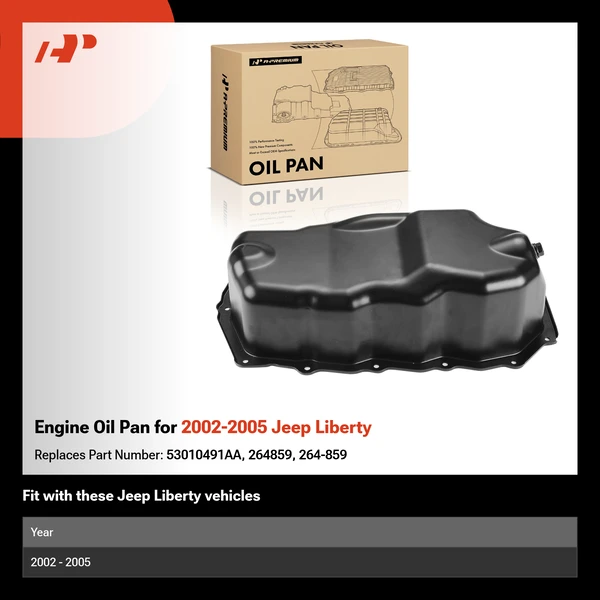 Engine Oil Pan for 2002-2005 Jeep Liberty