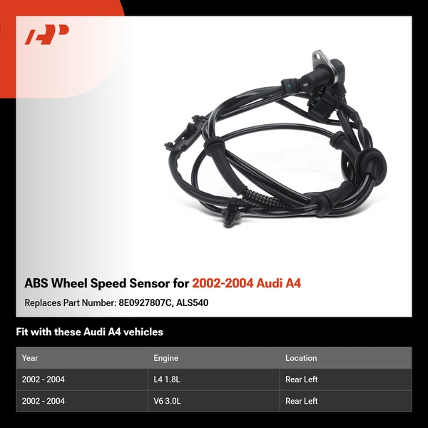 ABS Wheel Speed Sensor for 2002-2004 Audi A4