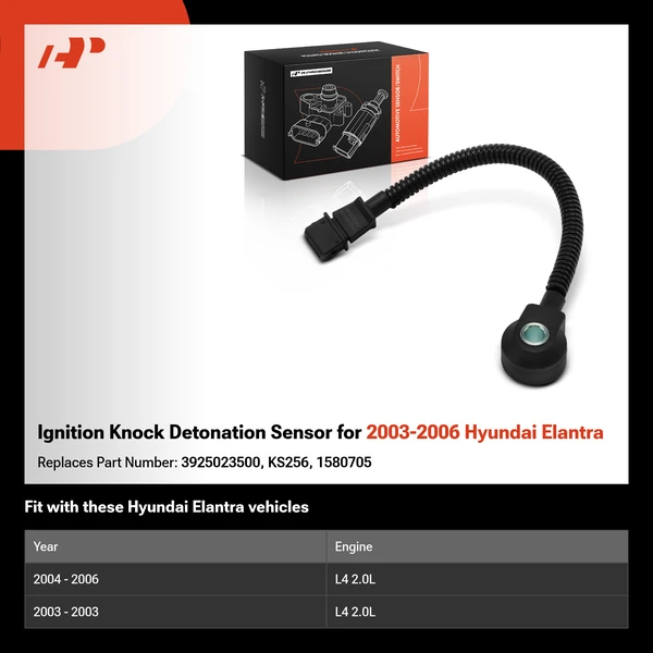 Ignition Knock Detonation Sensor for 2003-2006 Hyundai Elantra