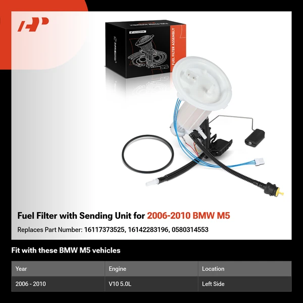 Fuel Filter with Sending Unit for 2006-2010 BMW M5