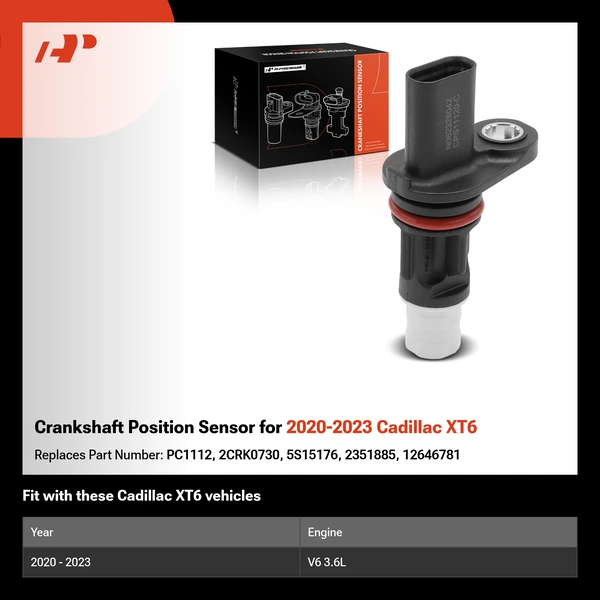 Crankshaft Position Sensor for 2020-2023 Cadillac XT6