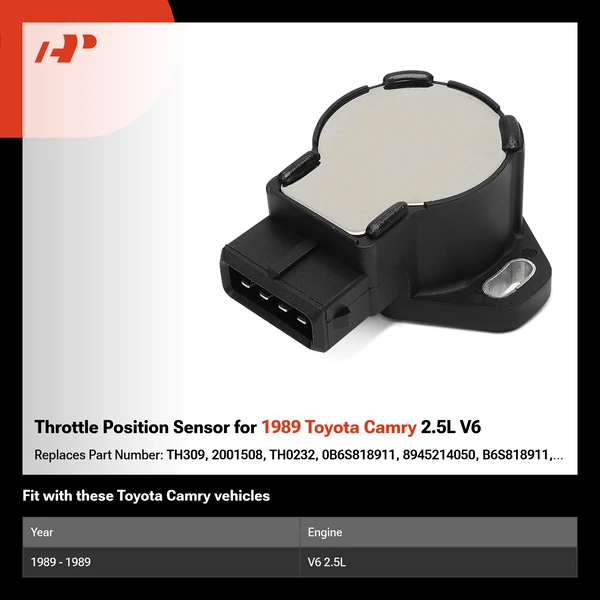 Throttle Position Sensor for 1989 Toyota Camry 2.5L V6
