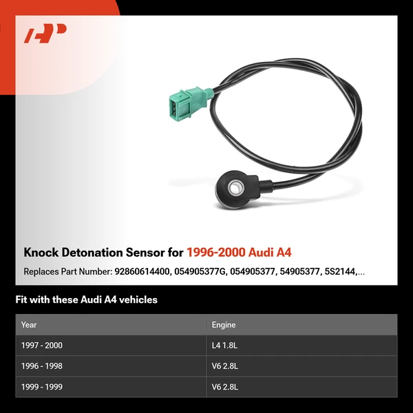 Knock Detonation Sensor for 1996-2000 Audi A4