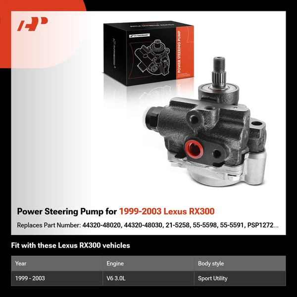 Power Steering Pump for 1999-2003 Lexus RX300