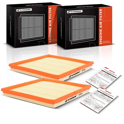 2 Pcs Engine Air Filter