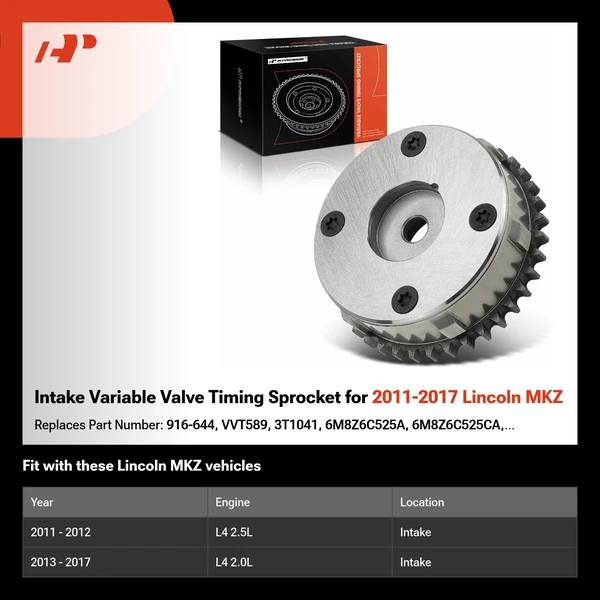 Intake Variable Valve Timing Sprocket for 2011-2017 Lincoln MKZ