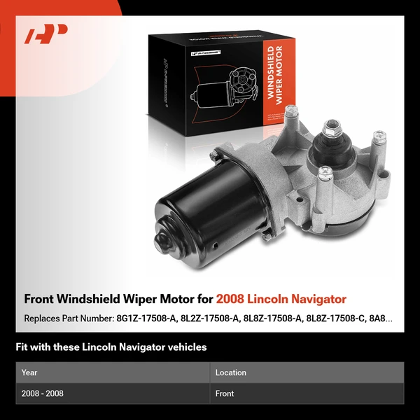Front Windshield Wiper Motor for 2008 Lincoln Navigator