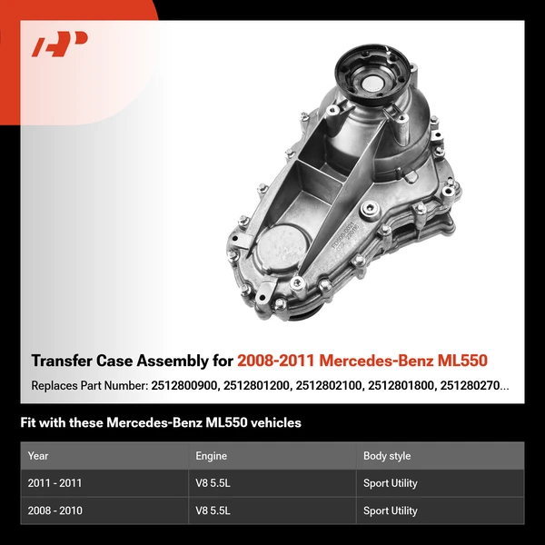 Transfer Case Assembly for 2008-2011 Mercedes-Benz ML550