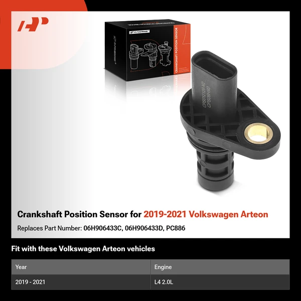 Crankshaft Position Sensor for 2019-2021 Volkswagen Arteon