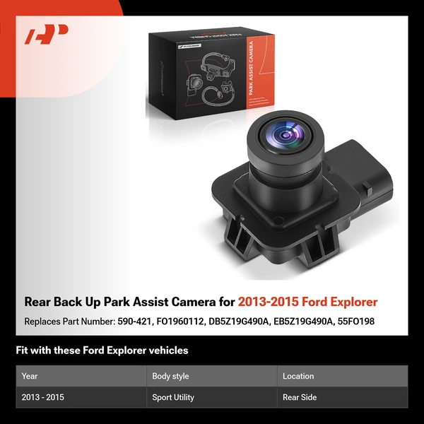 Rear Back Up Park Assist Camera for 2013-2015 Ford Explorer