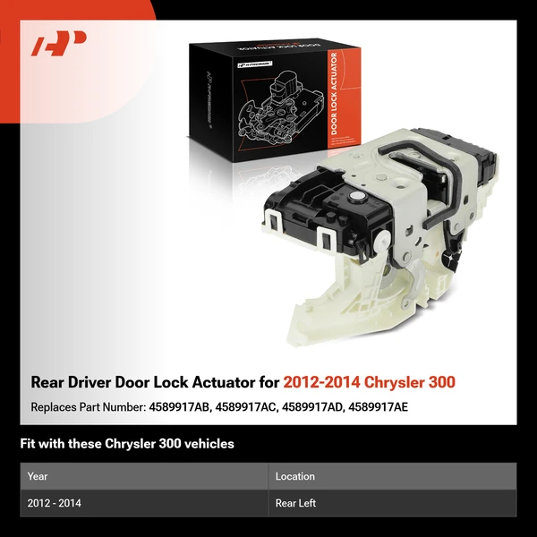 Rear Driver Door Lock Actuator for 2012-2014 Chrysler 300