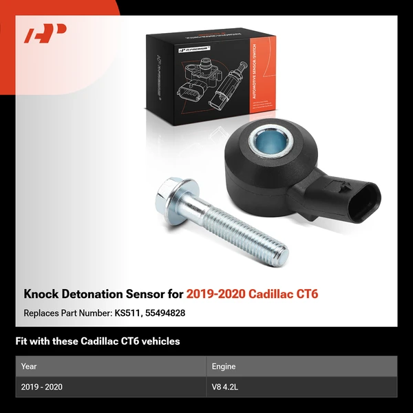 Knock Detonation Sensor for 2019-2020 Cadillac CT6