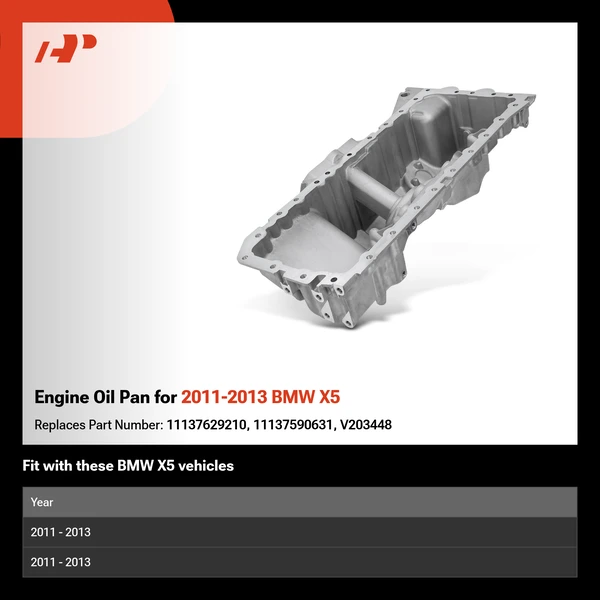 Engine Oil Pan for 2011-2013 BMW X5
