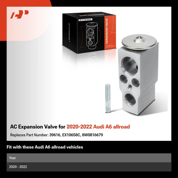 AC Expansion Valve for 2020-2022 Audi A6 allroad