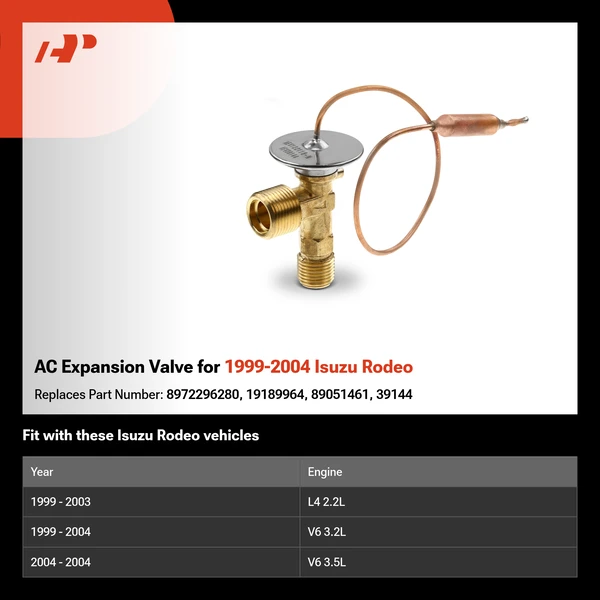 AC Expansion Valve for 1999-2004 Isuzu Rodeo
