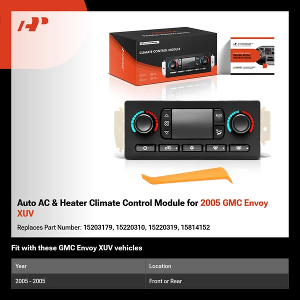 Auto AC & Heater Climate Control Module for 2005 GMC Envoy XUV