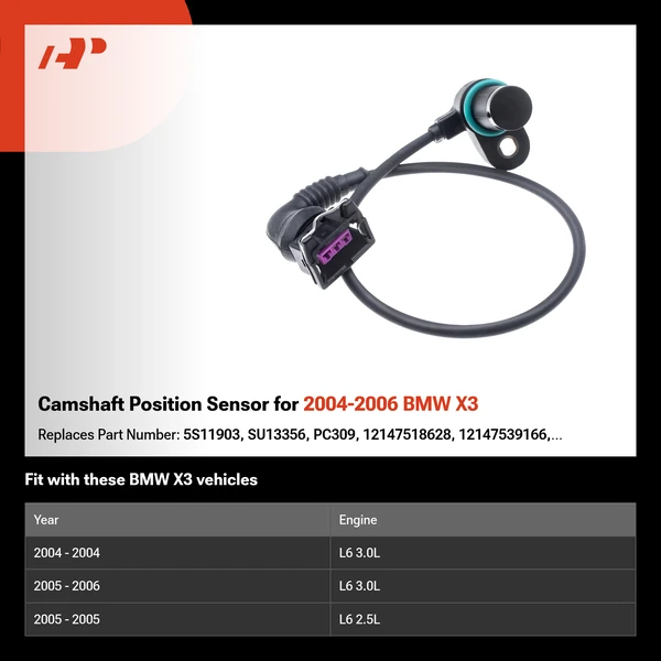 Camshaft Position Sensor for 2004-2006 BMW X3
