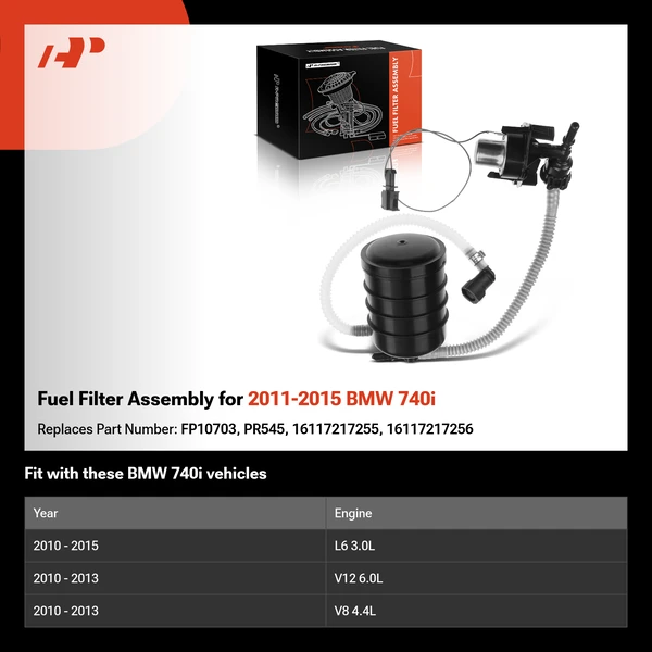 Fuel Filter Assembly for 2011-2015 BMW 740i