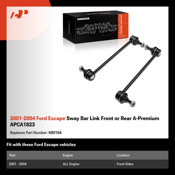 2001-2004 Ford Escape Sway Bar Link Front or Rear A-Premium APCA1823