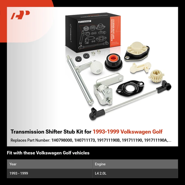 Transmission Shifter Stub Kit for 1993-1999 Volkswagen Golf