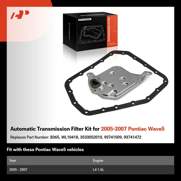 Automatic Transmission Filter Kit for 2005-2007 Pontiac Wave5