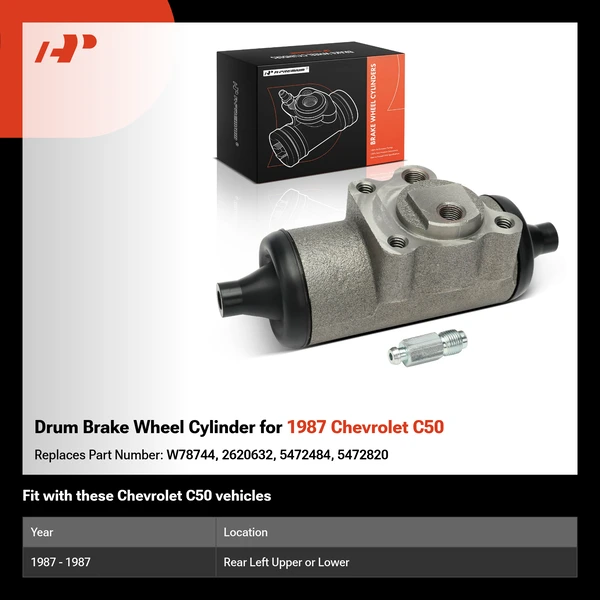 Drum Brake Wheel Cylinder for 1987 Chevrolet C50