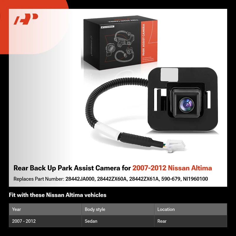 Rear Back Up Park Assist Camera for 2007-2012 Nissan Altima