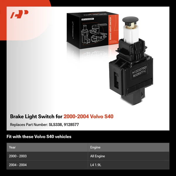 Brake Light Switch for 2000-2004 Volvo S40