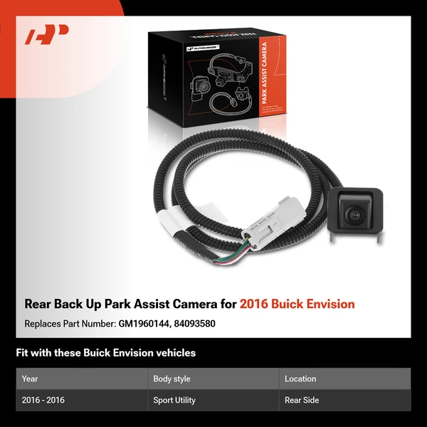 Rear Back Up Park Assist Camera for 2016 Buick Envision