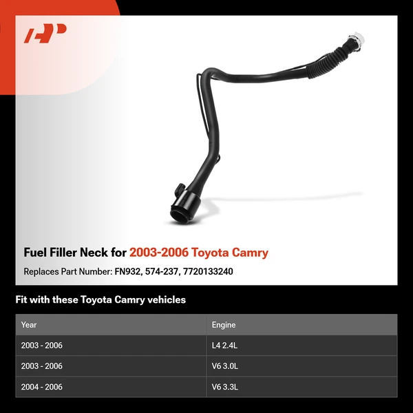 Fuel Filler Neck for 2003-2006 Toyota Camry