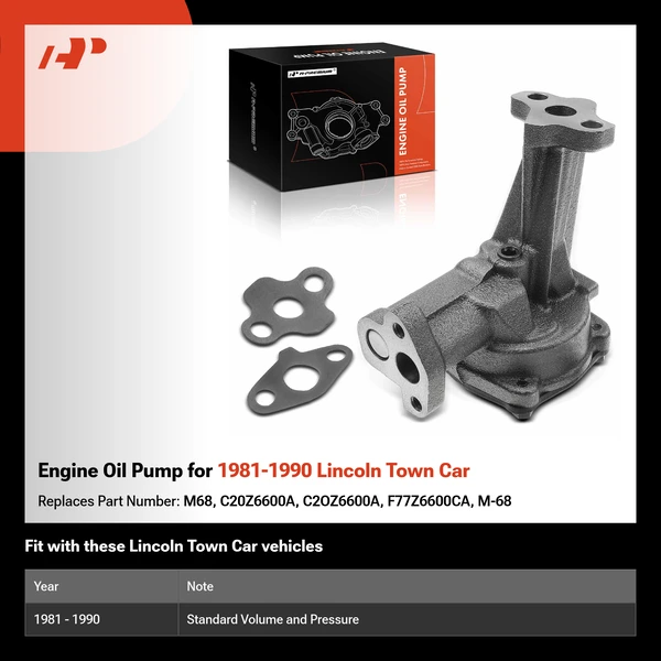 Engine Oil Pump for 1981-1990 Lincoln Town Car