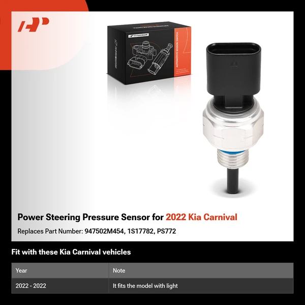 Power Steering Pressure Sensor for 2022 Kia Carnival