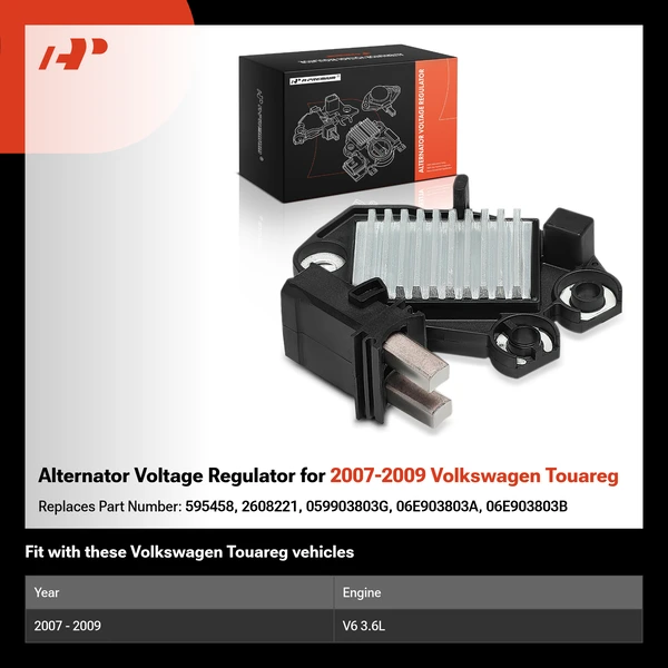 Alternator Voltage Regulator for 2007-2009 Volkswagen Touareg