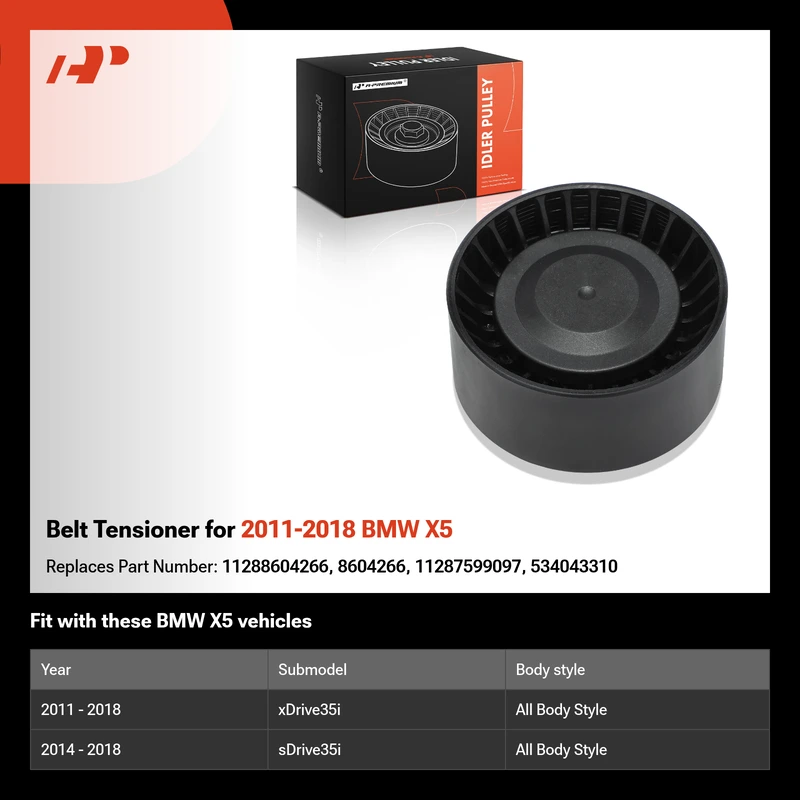 Belt Tensioner for 2011-2018 BMW X5