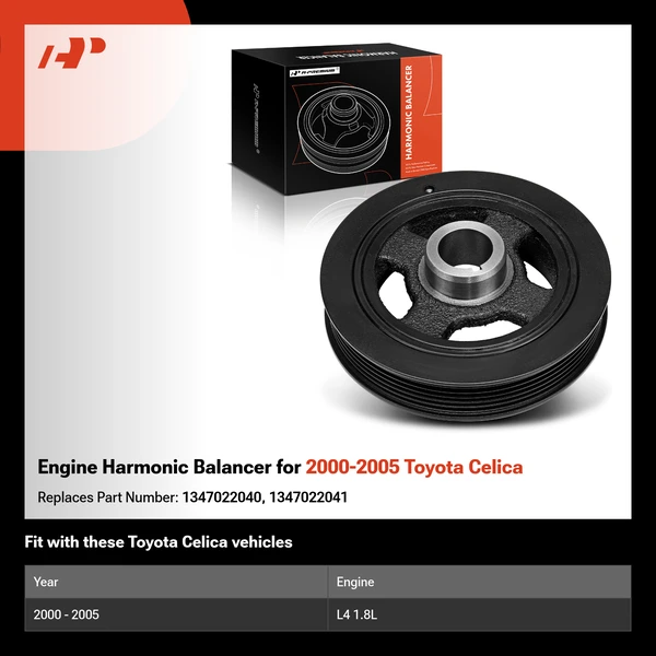 Engine Harmonic Balancer for 2000-2005 Toyota Celica