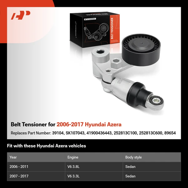 Belt Tensioner for 2006-2017 Hyundai Azera