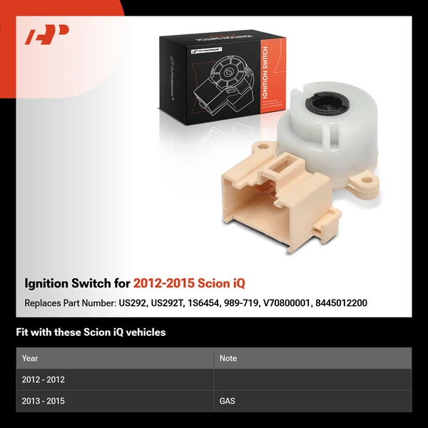 Ignition Switch for 2012-2015 Scion iQ