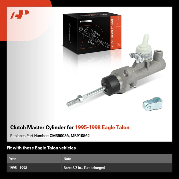 Clutch Master Cylinder for 1995-1998 Eagle Talon