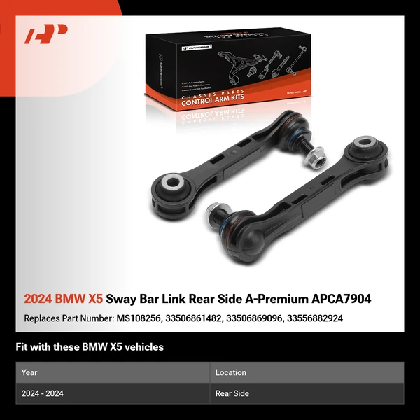 2024 BMW X5 Sway Bar Link Rear Side A-Premium APCA7904