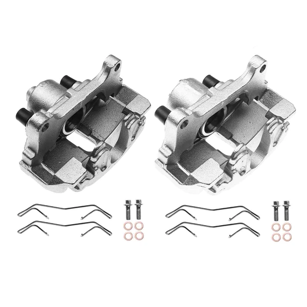 2006-2013 Audi A3 2-Pc Brake Caliper Front Driver & Passenger 1-Piston A-Premium APBC2450