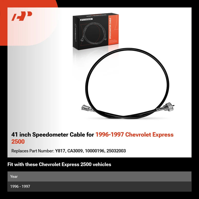 41 inch Speedometer Cable for 1996-1997 Chevrolet Express 2500
